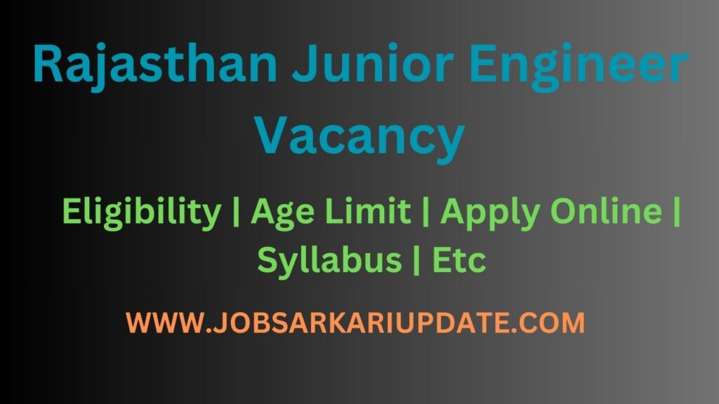 Rajasthan-Junior-Engineer-Vacancy.